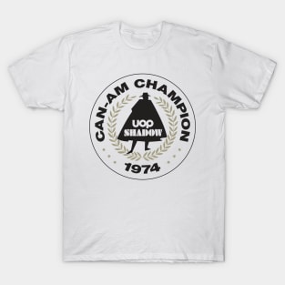 UOP Shadow CAN-AM Champions 1974 retro logo T-Shirt